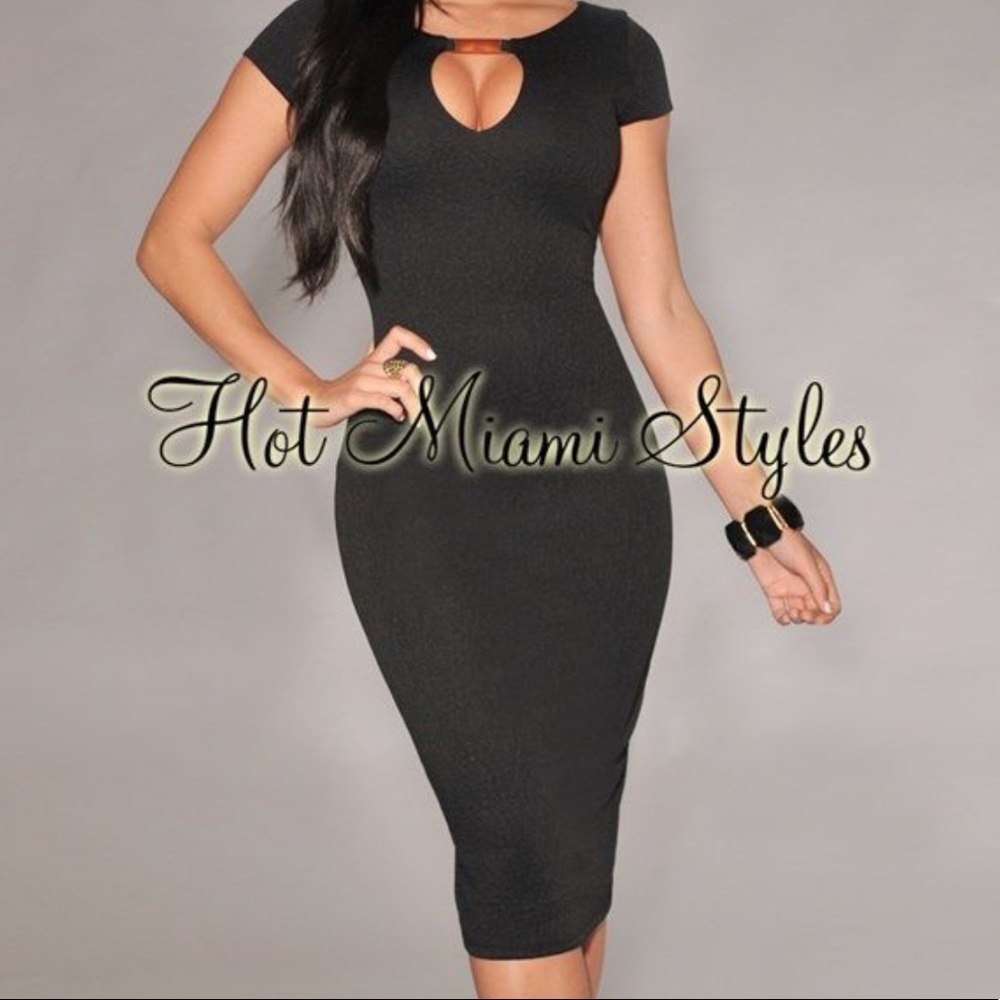 Black Midi Dress